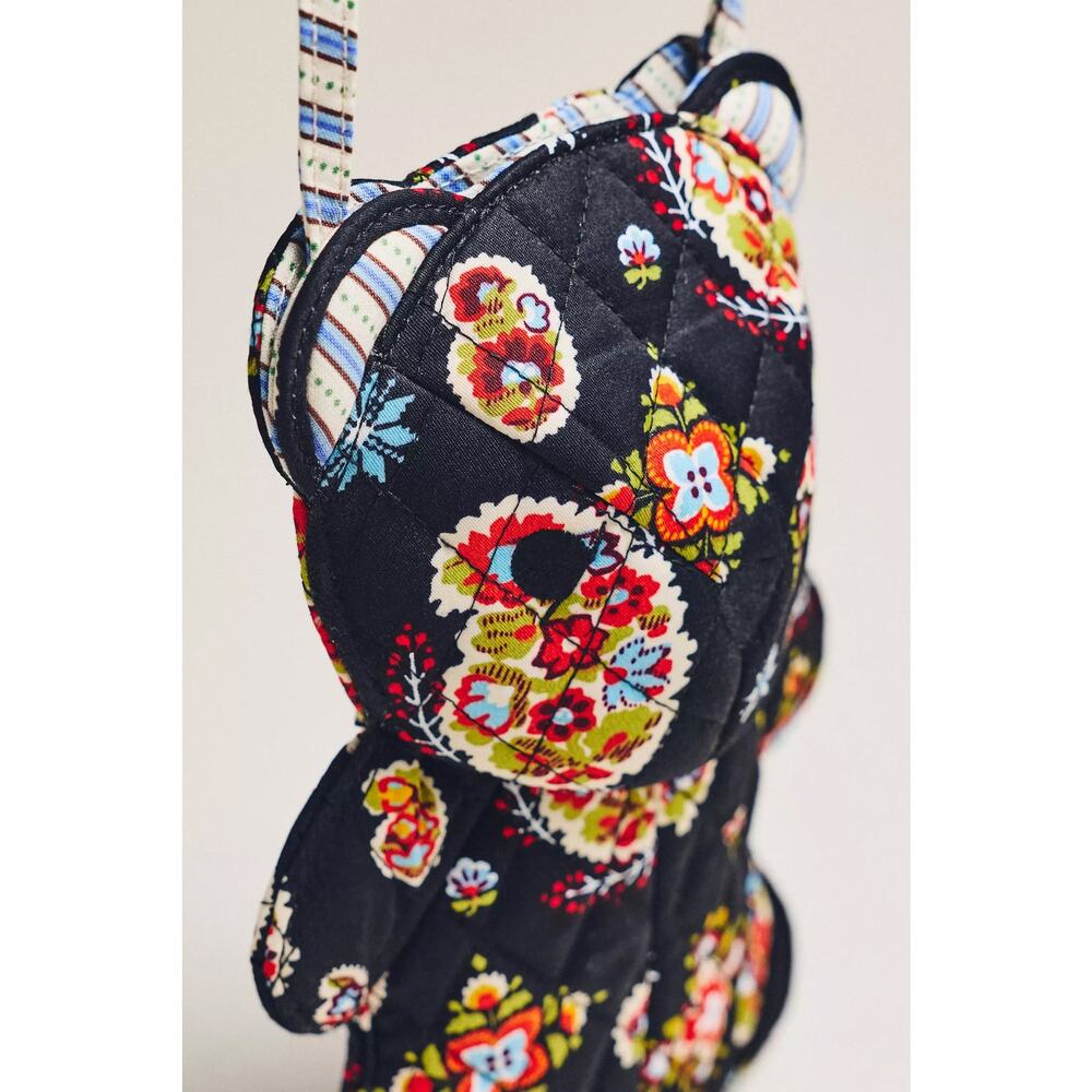 ANTHROPOLOGIE x VERA BRADLEY Classic Bear Crossbody diamond patchwork northstar - Picture 4 of 4